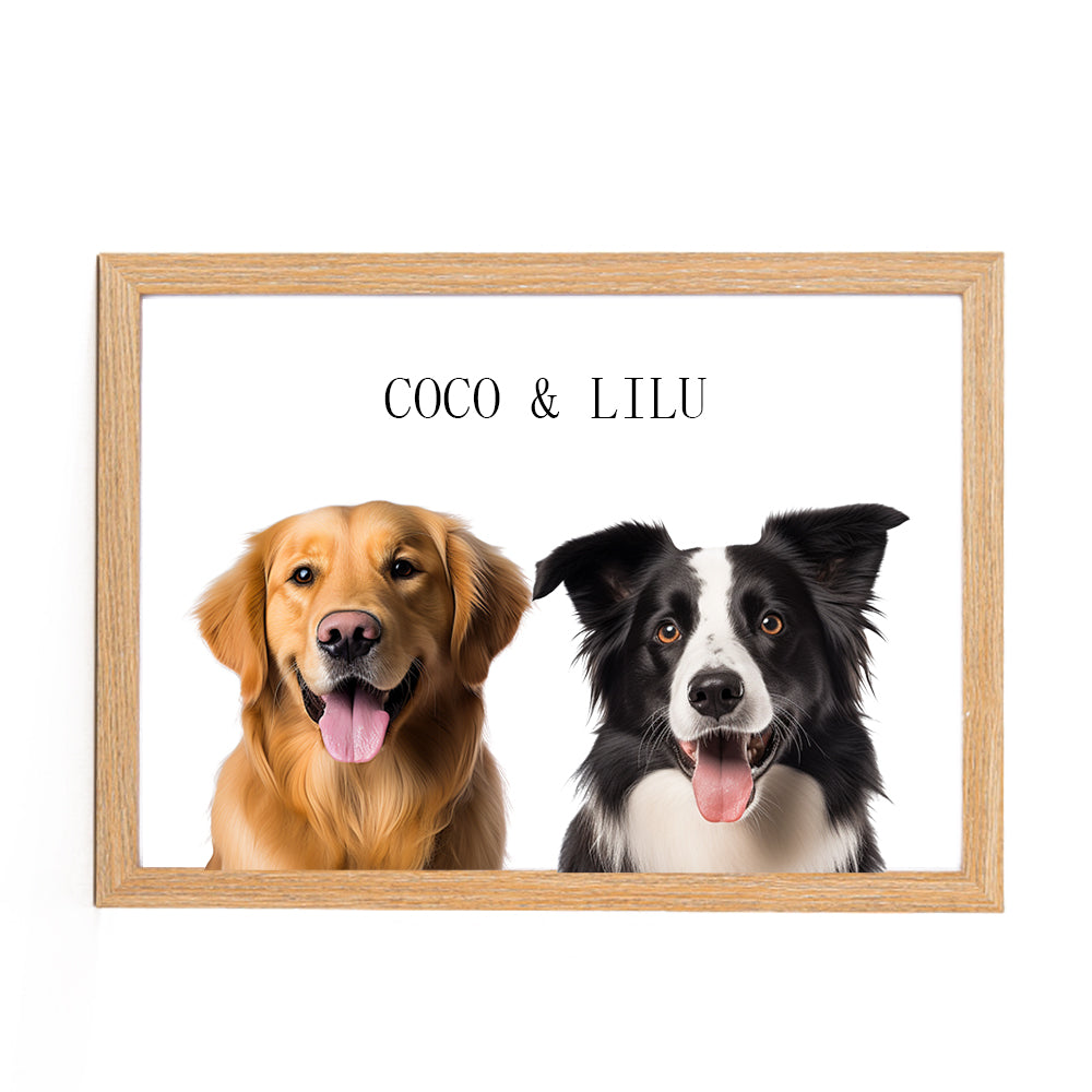 Pet wool felt (photo frame)